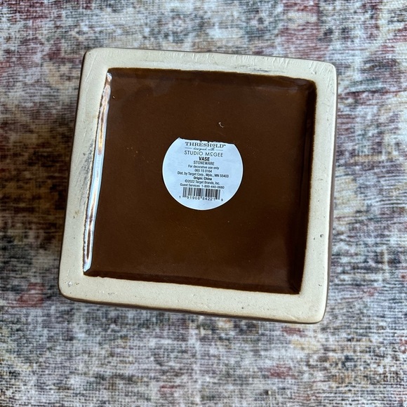 Threshold with Studio McGee Stoneware Vase in Brown - Picture 4 of 4